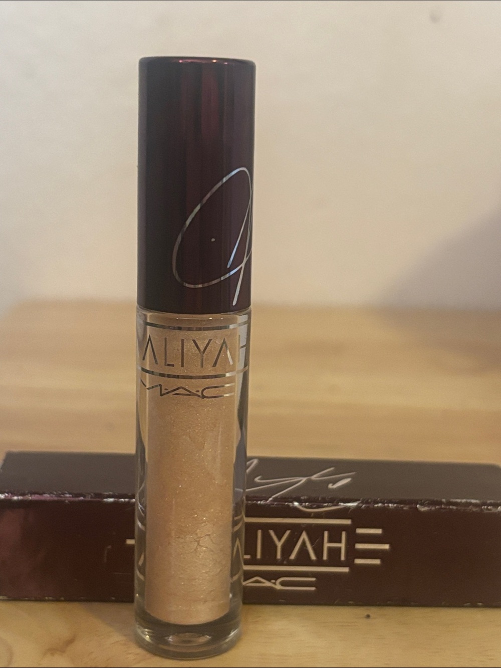 MAC x Aaliyah Collection, Limited Edition Lip Glass Shade Brooklyn Born, NIB